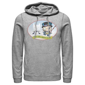 Men's Batman Christmas Naughty Penguin Pull Over Hoodie - 1 of 3