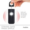 Ivation Personal SOS Keychain Alarm, 125 dB Rechargeable Personal Alarm W/LED Strobe Light - 3 of 4