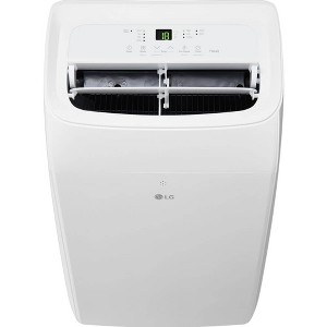 LG LP1025WHSM 10,000 BTU Smart Wi-Fi Portable Air Conditioner/Heater with LCD Remote - White - 1 of 4