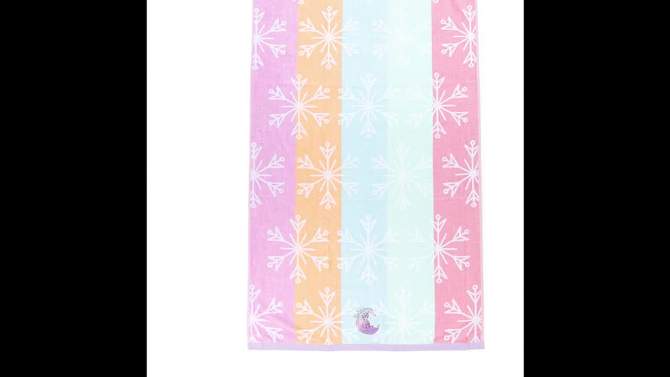 Frozen Embroidered Beach Towel, 2 of 6, play video