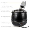 Commercial Soup Warmer, 10.5QT Soup Kettle with Hinged Lid and Detachable Stainless Steel Insert Pot, Suitable for Parties, Restaurants, and Buffets - 4 of 4