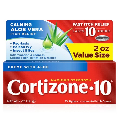 Cortizone 10 Maximum Strength Aloe Anti-Itch Creme - image 1 of 3