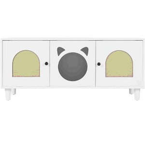 Racxily Multifunctional cat station, suitable for small and medium cats - 1 of 4