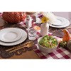 4pk Gobble Embroidered Placemat Brown - Design Imports: Machine Washable, Leaf Pattern, Novelty Shape - 3 of 3