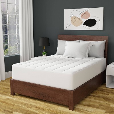 Twin White Down Alternative Mattress Pad