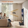 Mobile TV Stand for 32-75 Inch with Adjustable Shelf,Storage Drawer and Lockable Wheels for Living Room Office-Baofuwish - 3 of 4