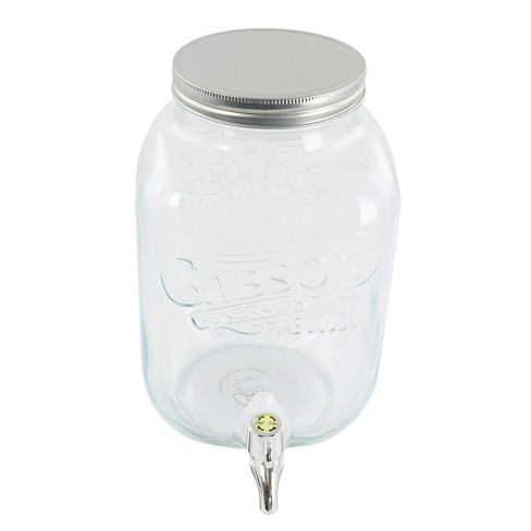 Gibson Home General Store 1.1 Gallon Glass Jar Beverage Dispenser