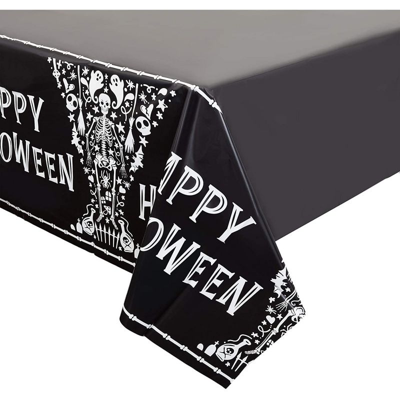 Spooky Central 74 Piece Halloween Tombstone Party Supplies - Tablecloth, Banner, Plate, Napkin, Cup & Cutlery, 3 of 10