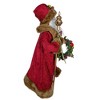 Kurt Adler 20-Inch Sugar Fruit Santa With Fruit Wreath - 2 of 4