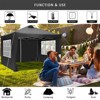 SKONYON 10' x10' Canopy Tent Instant Pop-Up Canopy Folding Tent Sun Shelter UV50+ - 2 of 4