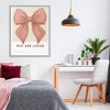 Stupell Industries Coral Bow You Are Loved Framed Giclee Art - 3 of 4