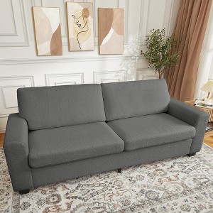 83 Inches Modern Oversized Loveseat Sofa for Living Room, Deep Seat 3-Seater Couch - 1 of 4