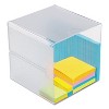 Deflecto Desk Cube Clear Plastic 6 x 6 x 6 350401 - 3 of 4