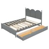 Whisen Queen Size Platform Bed with 2 Big Drawers and Trundle - 4 of 4
