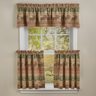 Park Designs Moose Jacquard Valance 72'' x 14"