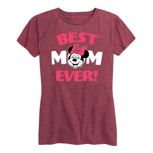 Women's - Disney - Minnie Mouse Best Mom Ever Short Sleeve Graphic T-Shirt - 1 of 4