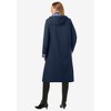Jessica London Women's Plus Size Contrast Hood Raincoat - 3 of 4