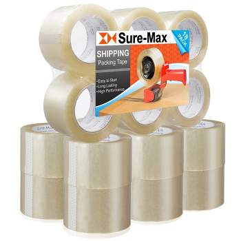 3 x 110 Clear 1.9 Mil Carton Sealing Tape