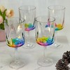 FONTOI Rainbow Diamond Acrylic Glasses Drinking, BPA Free Cocktail Glasses Drinkware Set Drinking Water Glasses - 2 of 4