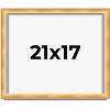 PosterPalooza | Minimalist Shadow Box Brown Picture Frame - UV Acrylic, Backing Board, Hanging Hardware - 2 of 4