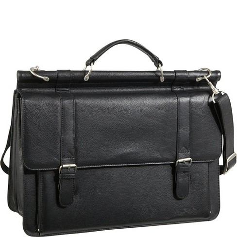 Amerileather Black Leather Executive Briefcase (#42) - image 1 of 4