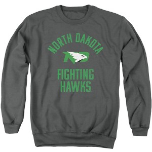 University of North Dakota Official Fighting Hawks Logo Adult Crewneck Sweatshirt - 1 of 4