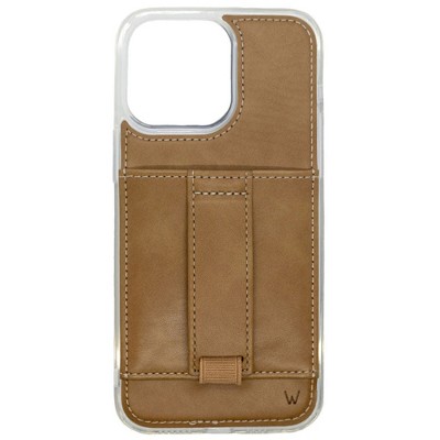Walli Cases Camel by Our Faux Farmhouse Phone Case with Wallet and Finger Strap