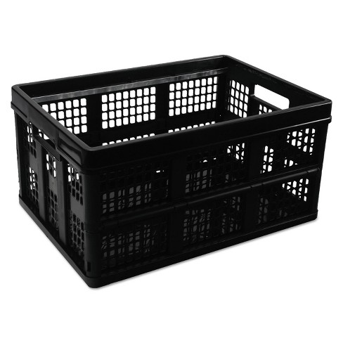 Universal Filing/Storage Tote Storage Box, Plastic, 20-1/8 x 14-5/8 x 10-3/4, Black