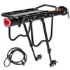 iMountek "Adjustable Bike Cargo Rack with Elastic Cord, Rear Luggage Carrier, 55LBS Load Capacity & Red Reflector"Black - 4 of 4