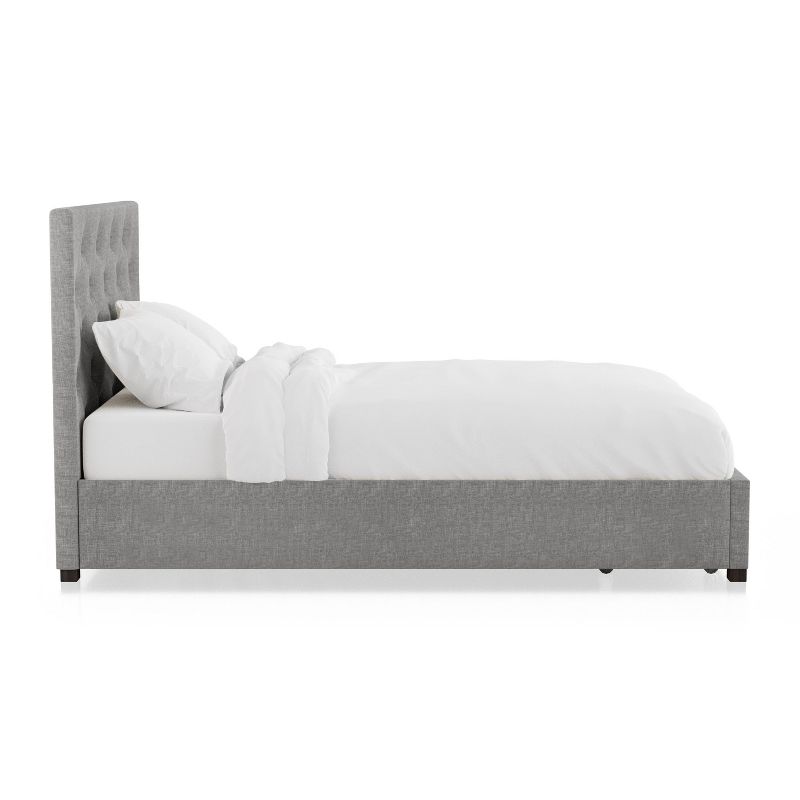 Glasswi Upholstered Platform Bed with Drawer - HOMES: Inside + Out, 5 of 11