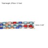 Unique Bargains Glass Self-Adhesive Decorations Crystal Rhinestone Diamond Ribbon - 2 of 3