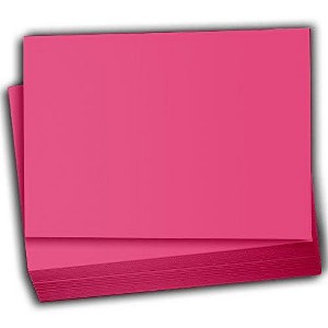 Hamilco Colored Scrapbook Cardstock Paper 5x7 Card Stock Paper 65 lb Cover 100 Pack (Fuchsia Pink) - 1 of 4