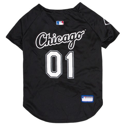  Pets First MLB Chicago White SOX Reversible T-Shirt, Small for  Dogs & Cats. A Pet Shirt with The Team Logo; Stripe Tee Shirt on one Side;  Solid Design on The