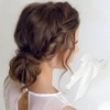 Unique Bargains Bow Ribbon French Barrette Hair Clips Hairdo Clip 1 Pc - 2 of 4
