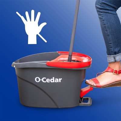 O-Cedar EasyWring Microfiber Spin Mop and Bucket System