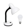 Basic Metal Desk Lamp with Flexible Hose Neck - Simple Designs - 3 of 4