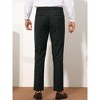 Lars Amadeus Men's Slim Fit Flat Front Office Formal Striped Dress Pants - 3 of 4