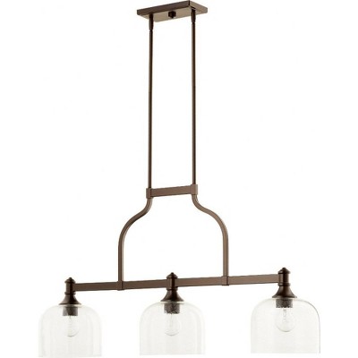 Quorum Lighting Richmond 3 - Light Island Pendant Light in  Oiled Bronze