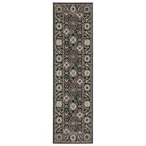 Oriental Weavers Raylan RAY05 Charcoal/ Grey Indoor Area Rug - 2'3" x 7'6" - 1 of 4