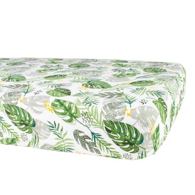 Image of Bebe au Lait Muslin Crib Sheet - Rainforest