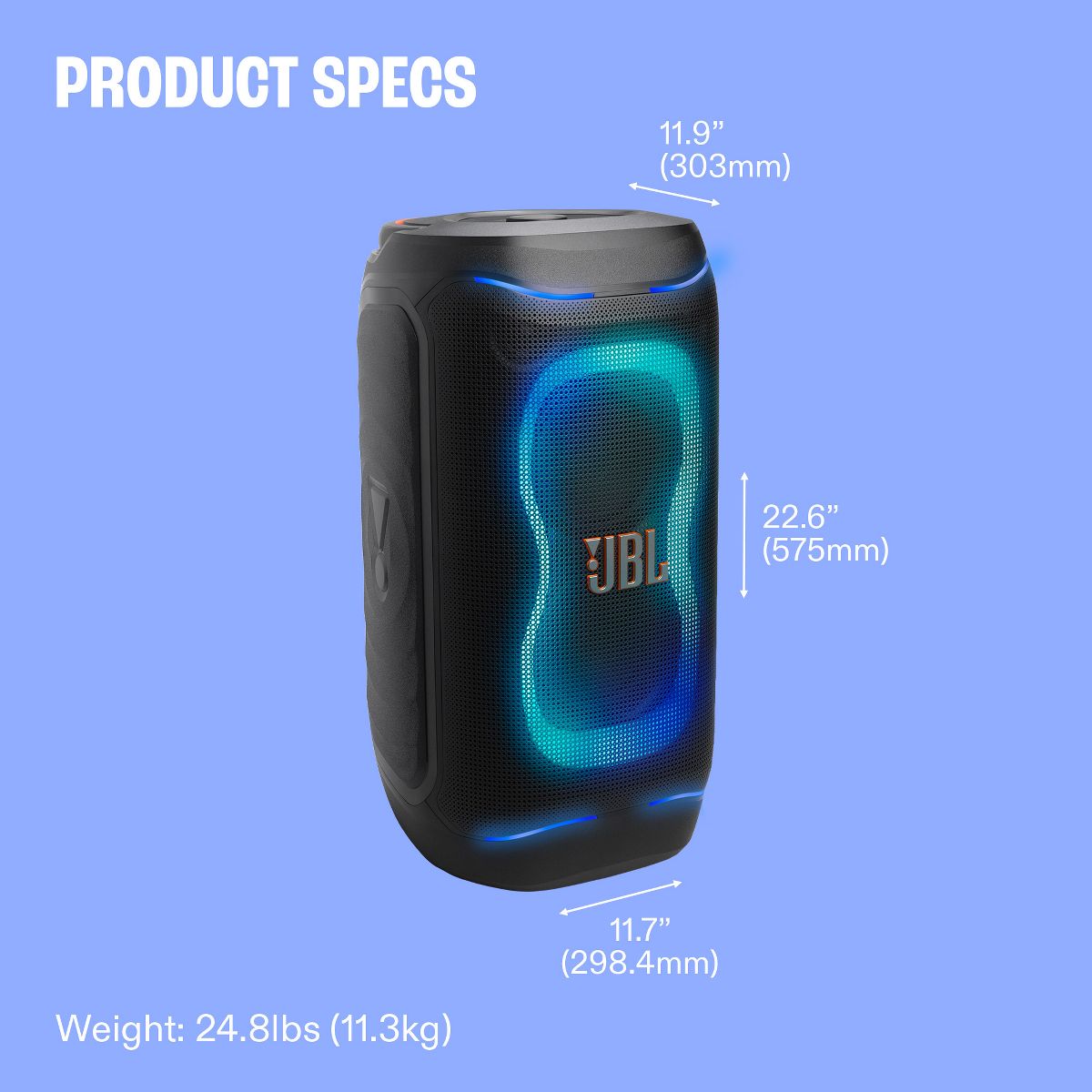 JBL Partybox 130 - Black - thumbnail 3
