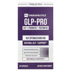 glp-1 probiotic supplement Triquetra Health PX Therapeutics™, GLP-Pro™ GLP-1 Probiotics + Postbiotic,  30 Capsules : Target
