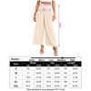 Clearlove Women's Wide Leg Pants High Waisted Business Casual Trousers with Pockets - 4 of 4