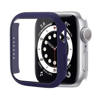For Apple Watch Series 8 / 7 45mm Waterproof Frosted Watch Case Anti-drop  PC Cover with Tempered Glass Screen Protector - Starlight Wholesale