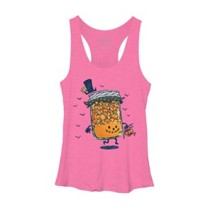 Women's Design By Humans Halloween Jam By nickv47 Racerback Tank Top - 1 of 3