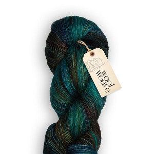 Woolweave Fingering Yarn - Hand Dyed Variegated Yarn - 75% Merino Wool & 25% Polyamide, 438 Yards, 100g - Tropical Seascape - 1 of 4