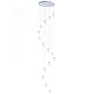 ET2 Lighting Dewdrop 15 - Light Pendant in  Polished Chrome