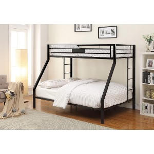 NicBex Bunk Bed with Full Length Guardrail,Loft Bed with Built-in Ladder,Modern Bunk Beds,Noise Reduced Bunk Beds for Bedroom - 1 of 4