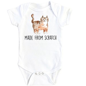 Cat Scratch - Baby Boy Girl Clothes Infant Onesie® Funny Cute Newborn GS1 - 1 of 4
