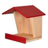 JCS Wildlife Modern Style Cedar Robin Roost with Poly Lumber Roof - 2 of 4